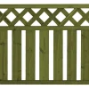 Aitaelementti Lehtoharju A18 1800x800 mm pystylauta + vinoristikko vihreä