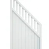 Aitaelementti Palmako Elke 3 180/90x90 cm valkoinen 5 kpl/pkt
