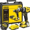 Akkuporakone Stanley Fatmax V20 SFMCD725D2K-QW 18V 2x2,0 Ah akuilla + salkku