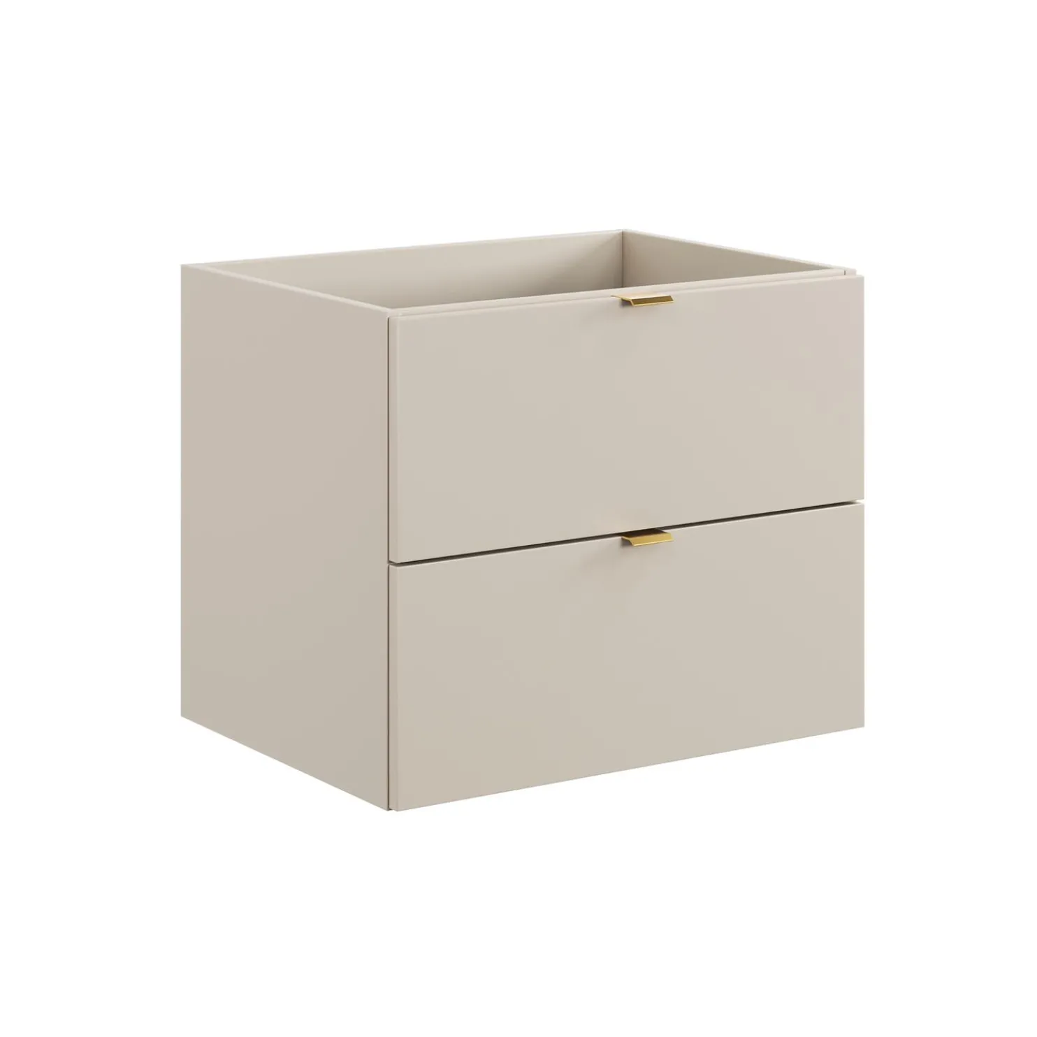 Allaskaappi Interia Dalia, laatikoilla, beige, eri kokoja