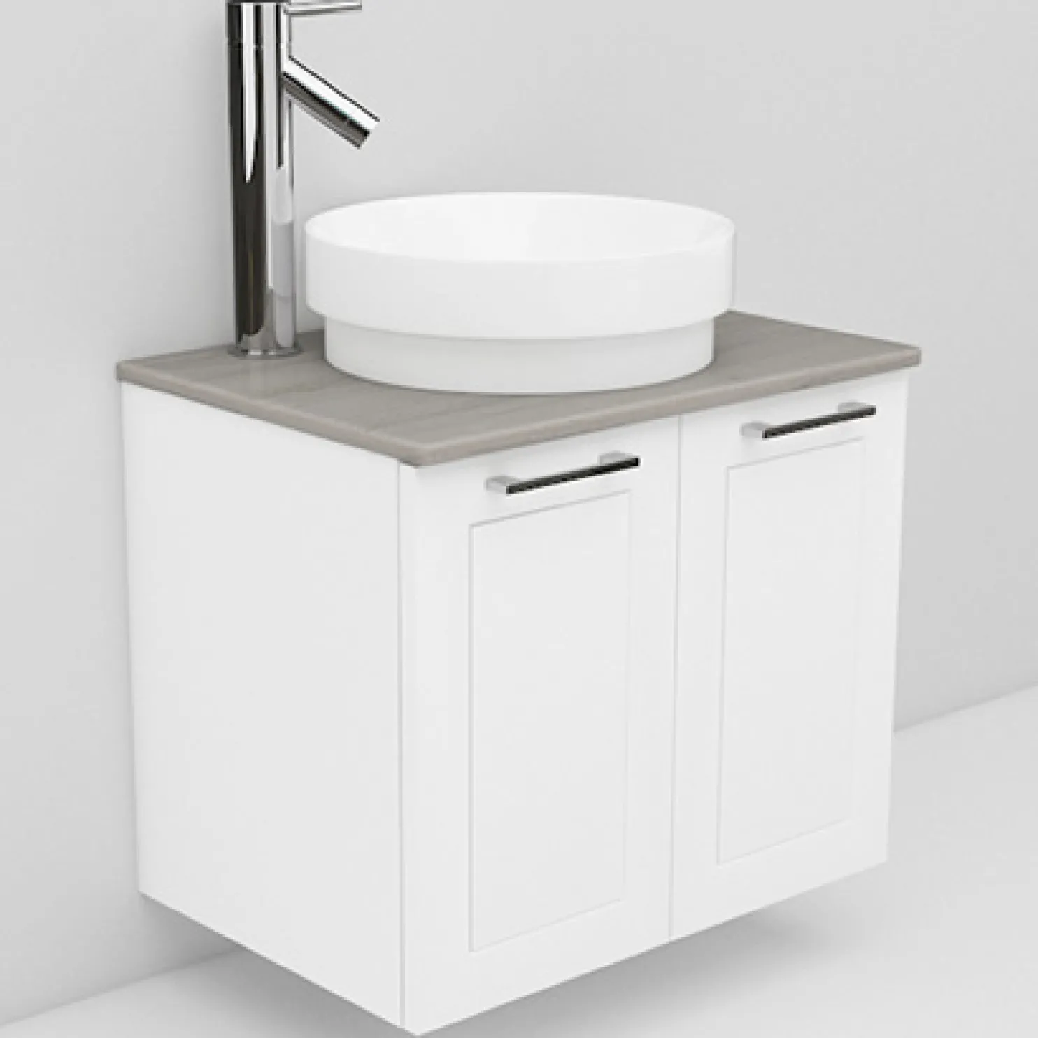 Allaskaappi ja Peak-allas Noro Flexline 4 600 mm marmoritaso eri värejä