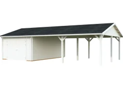 Autotalli Palmako Roger, puuovilla, 19,0+33,2 m2 FR44-9857-2