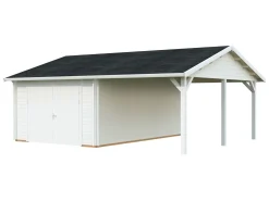 Autotalli Palmako Roger, puuovilla, 19,0+16,2 m2 FR44-6757-2