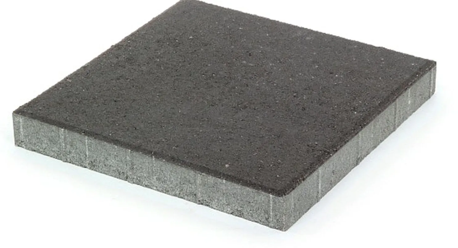 Betonilaatta Rudus 398x398x50 mm sileä musta
