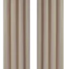 Creme pimennysverhot metallirenkailla 2 kpl 135 x 245 cm