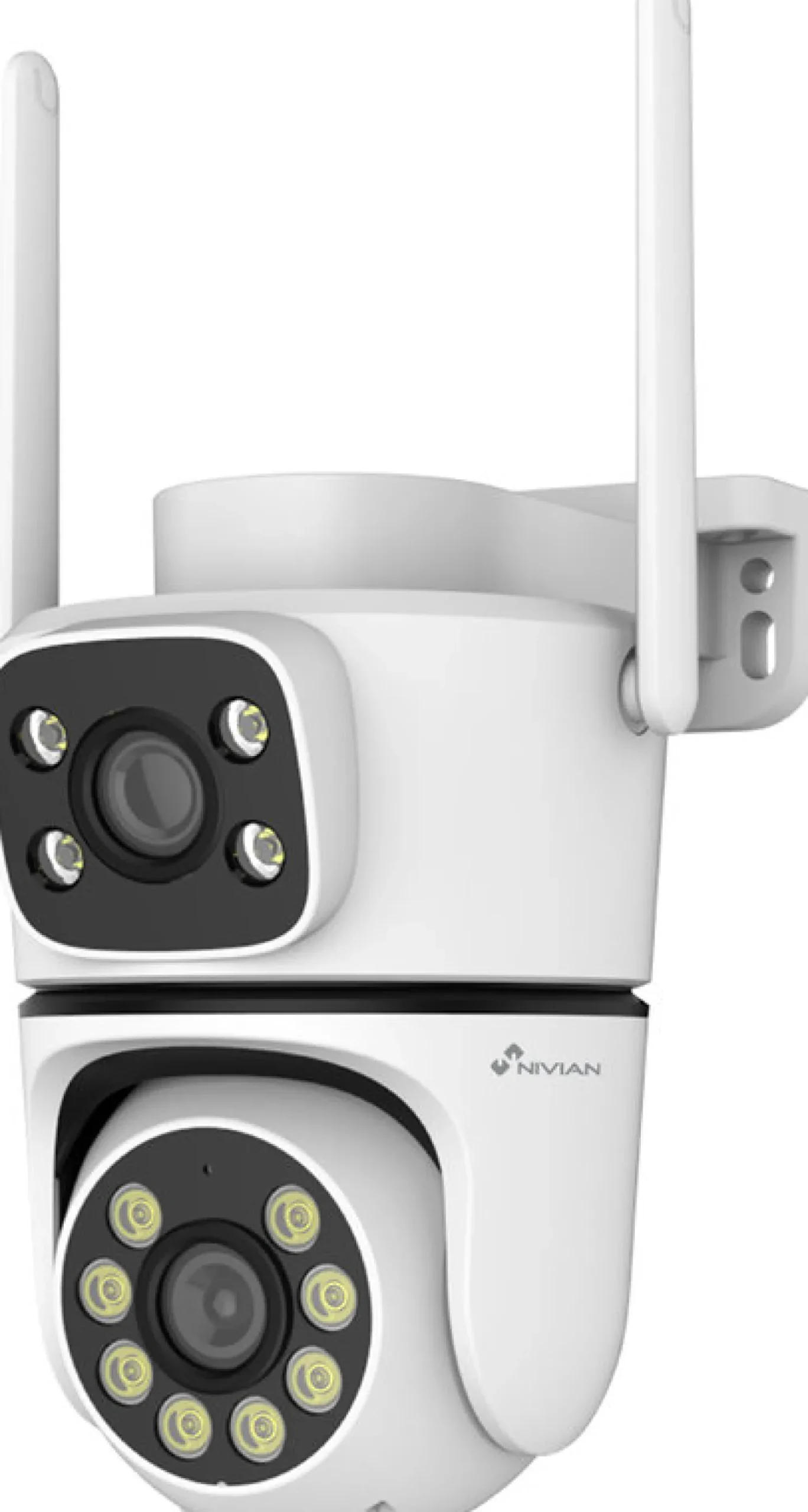 Dome-kaksoisvalvontakamera Celotron Nivian Tuya Smart, 2K, langaton, väriyönäkö, ulkokäyttöön