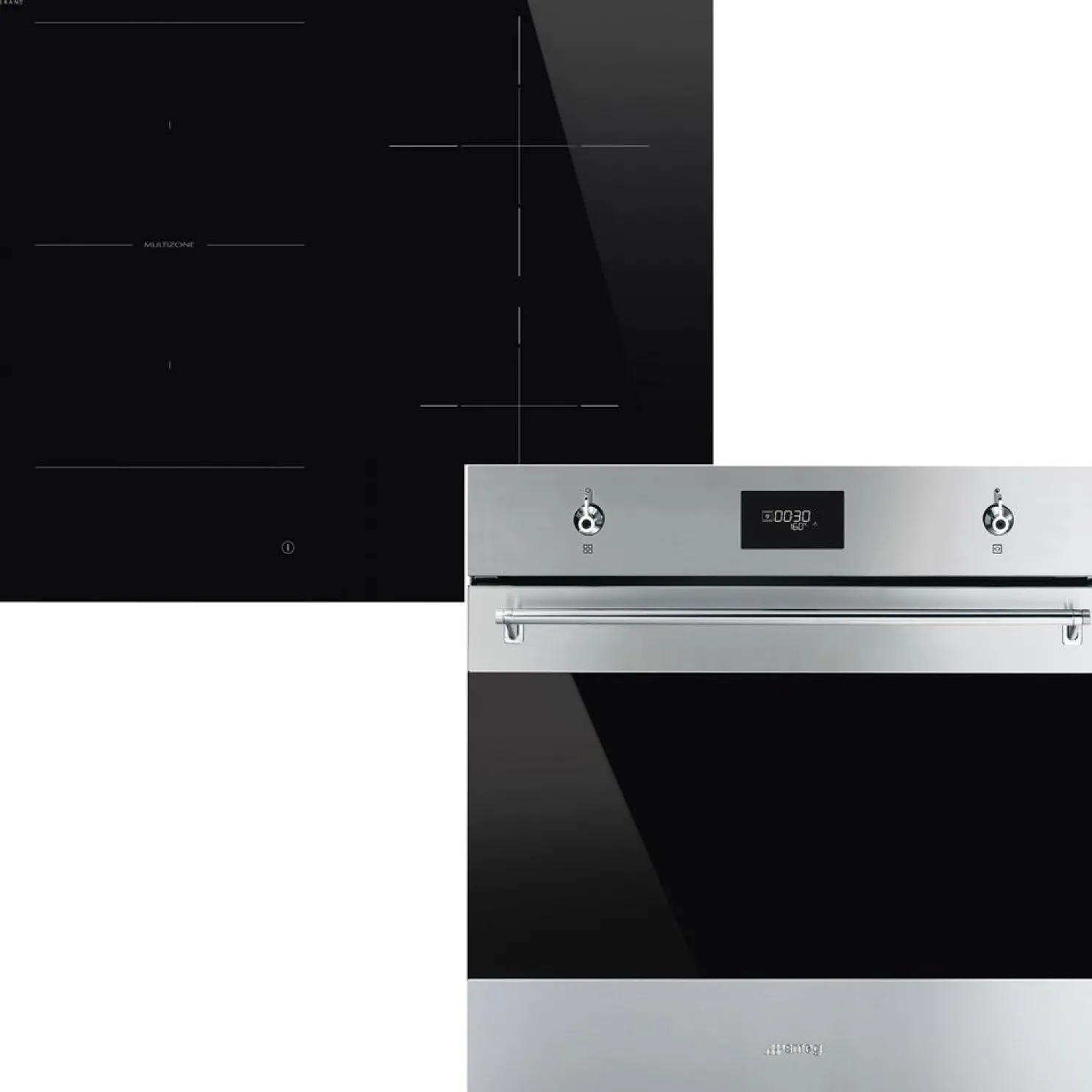 Erillisuuni ja induktioliesitaso Smeg SF6301TVX SI1M4644D, teräs