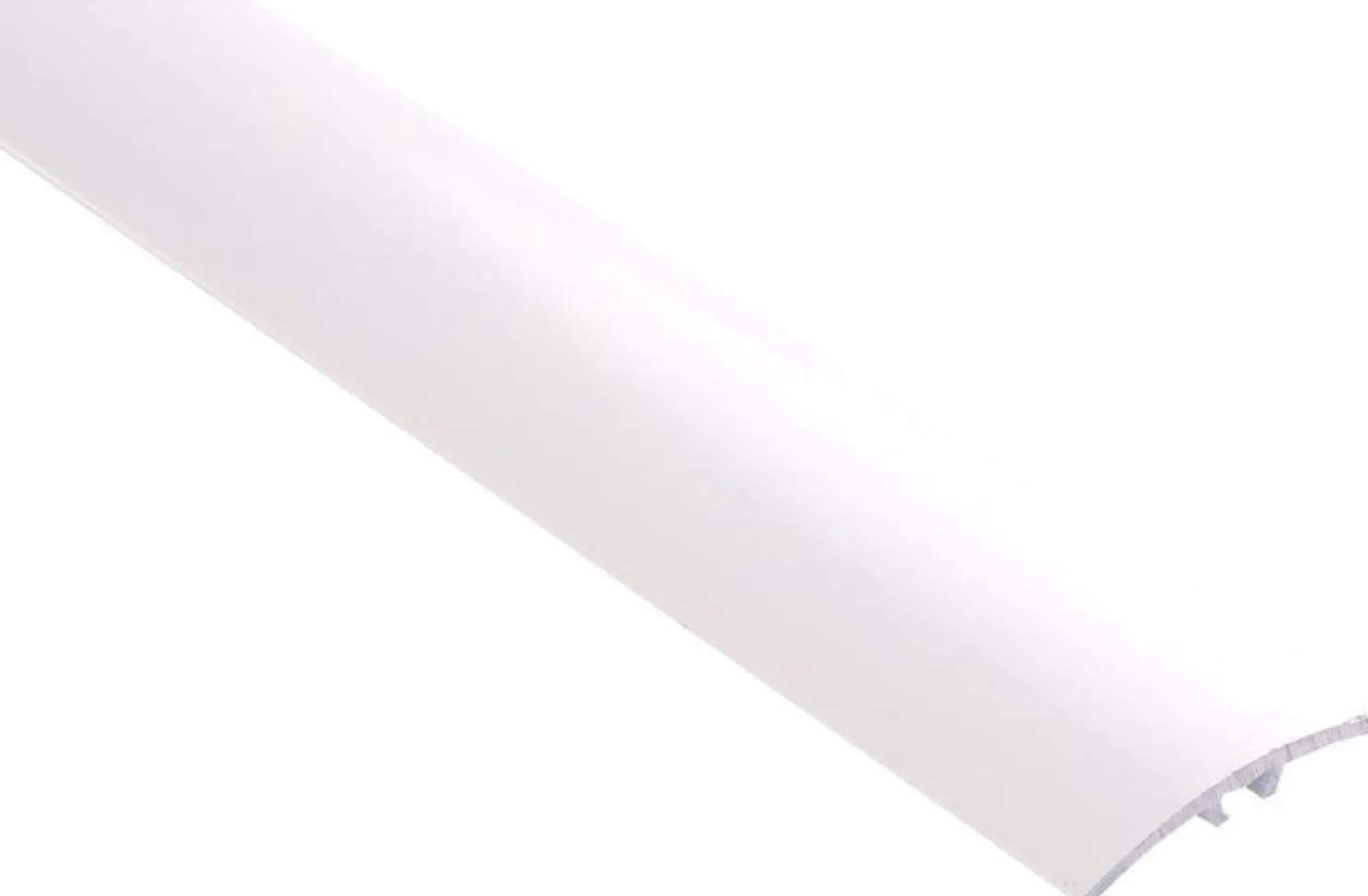 Eritasolista Maler sileä 0-10mm 5x40x1000mm alumiini tulppa valkoinen