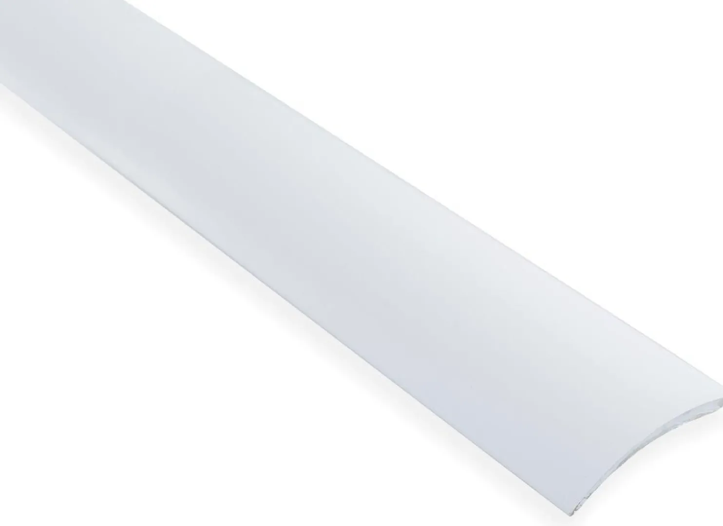 Eritasolista Maler sileä 0-10mm 6,2x41x2000mm alumiini tarra valkoinen maalattu