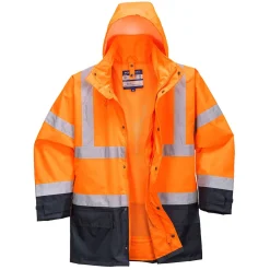Esimiehen takki Portwest S768 300D 5-in-1 oranssi/sininen
