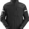 Fleecetakki Snickers Workwear AllroundWork 8005 musta