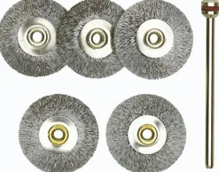 Harjasarja porakoneelle Proxxon 28956, ruostumattomasta teräksestä, 22mm, 5 kpl