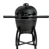 Hiiligrilli Dreamfire Hoovi Kamado, grillaustelineella, musta