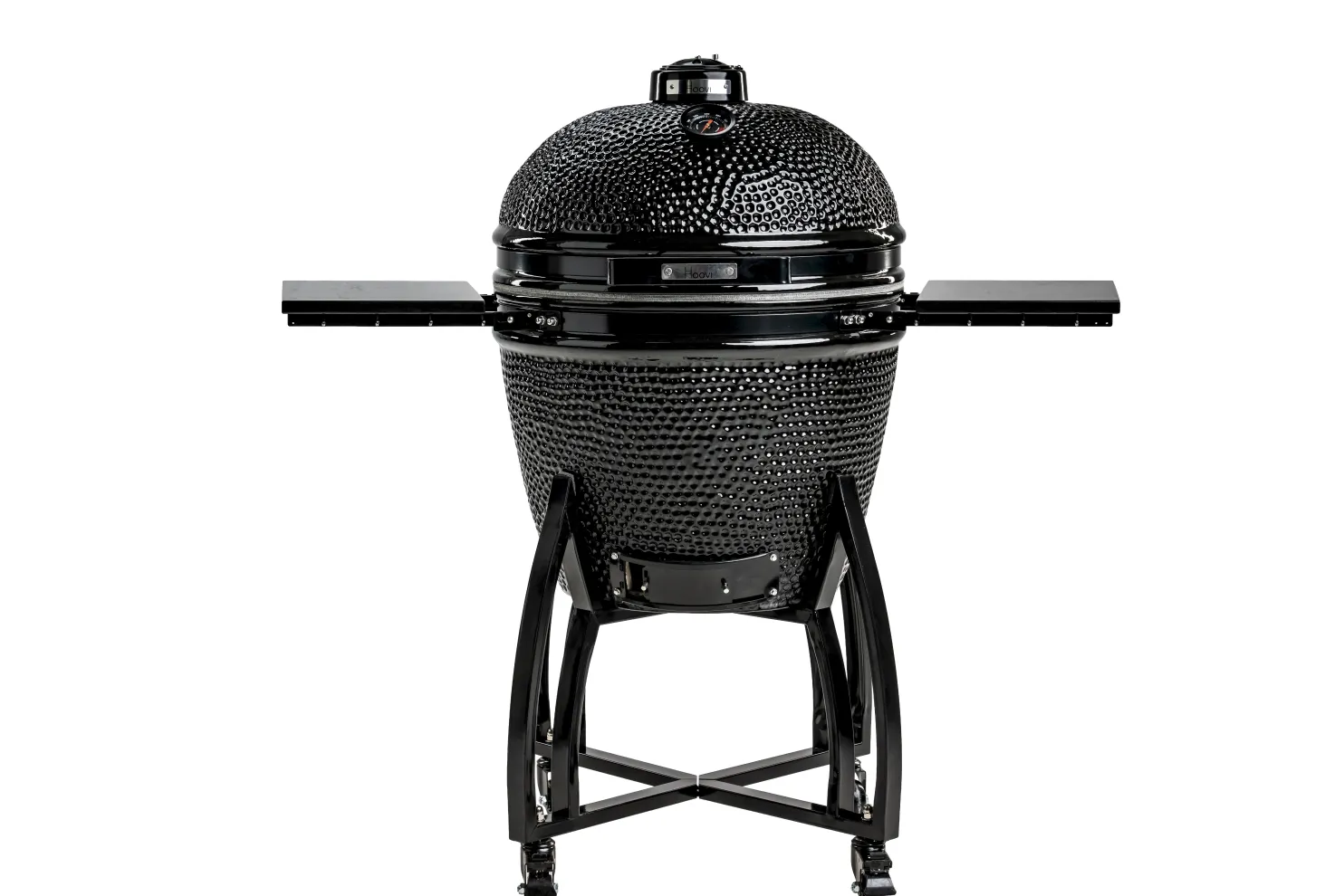 Hiiligrilli Dreamfire Hoovi Kamado, grillaustelineella, musta