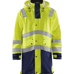 Huomiosadetakki Blåkläder 4326 Highvis huomiokeltainen/sininen