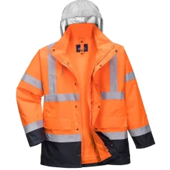 Huomiotakki Portwest S471 300D Traffic 4-in-1 oranssi/sininen