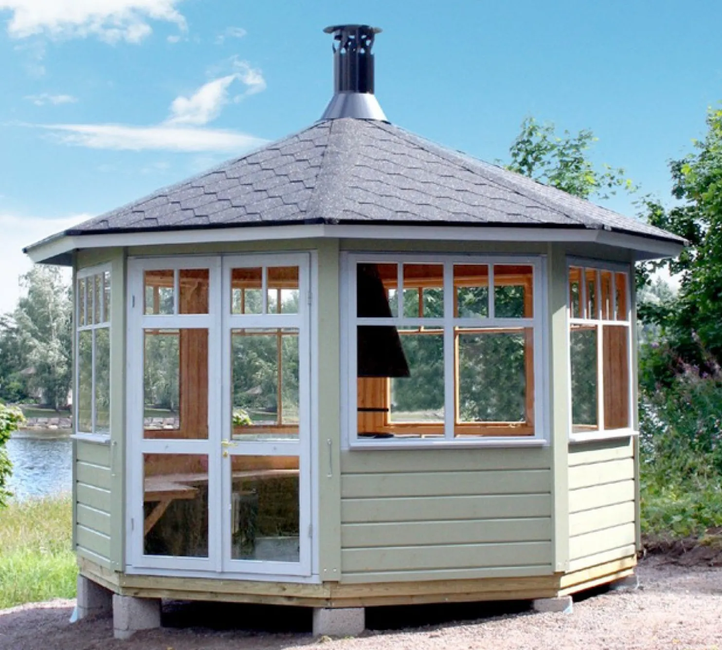 Huvimaja Jalotakka Paradise 8-kulmainen (9,5m²)