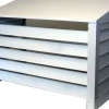 Ilmalämpöpumpun suojakotelo 1010x720x501mm, alumiini, valkoinen