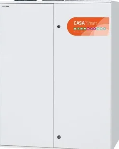 Ilmanvaihtokone lämmöntalteenotolla Swegon Casa W9 Smart RH alle 450m2 50-230 l/s kosteutusautomatiikka eri kätisyyksiä