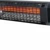 Infralämmitin Pistesarjat Sunred Ultra Sun and Sound Wall, IP54, 2000W, musta