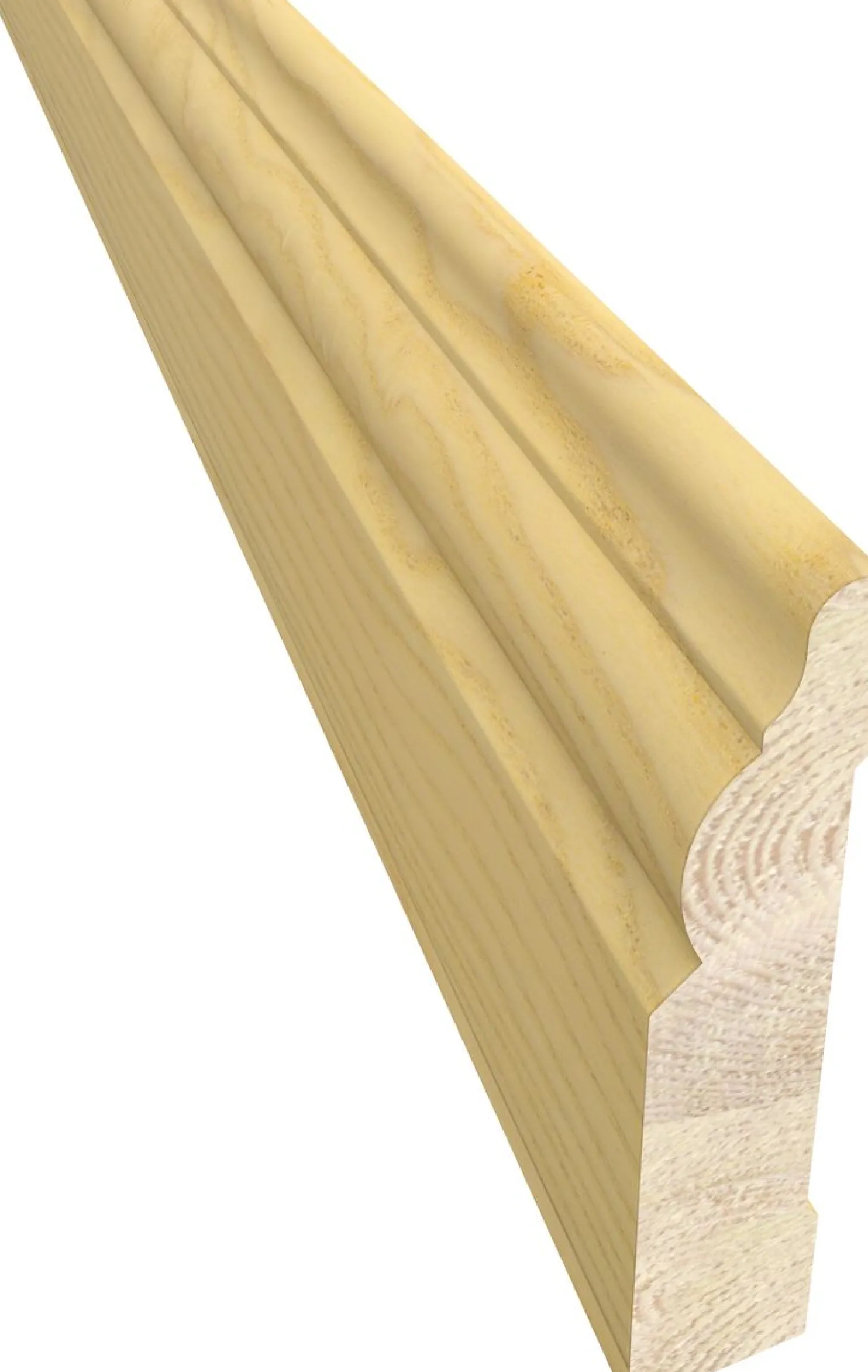 Jalkalista Kährs 15x69x2400mm, massivipuu, eri värejä