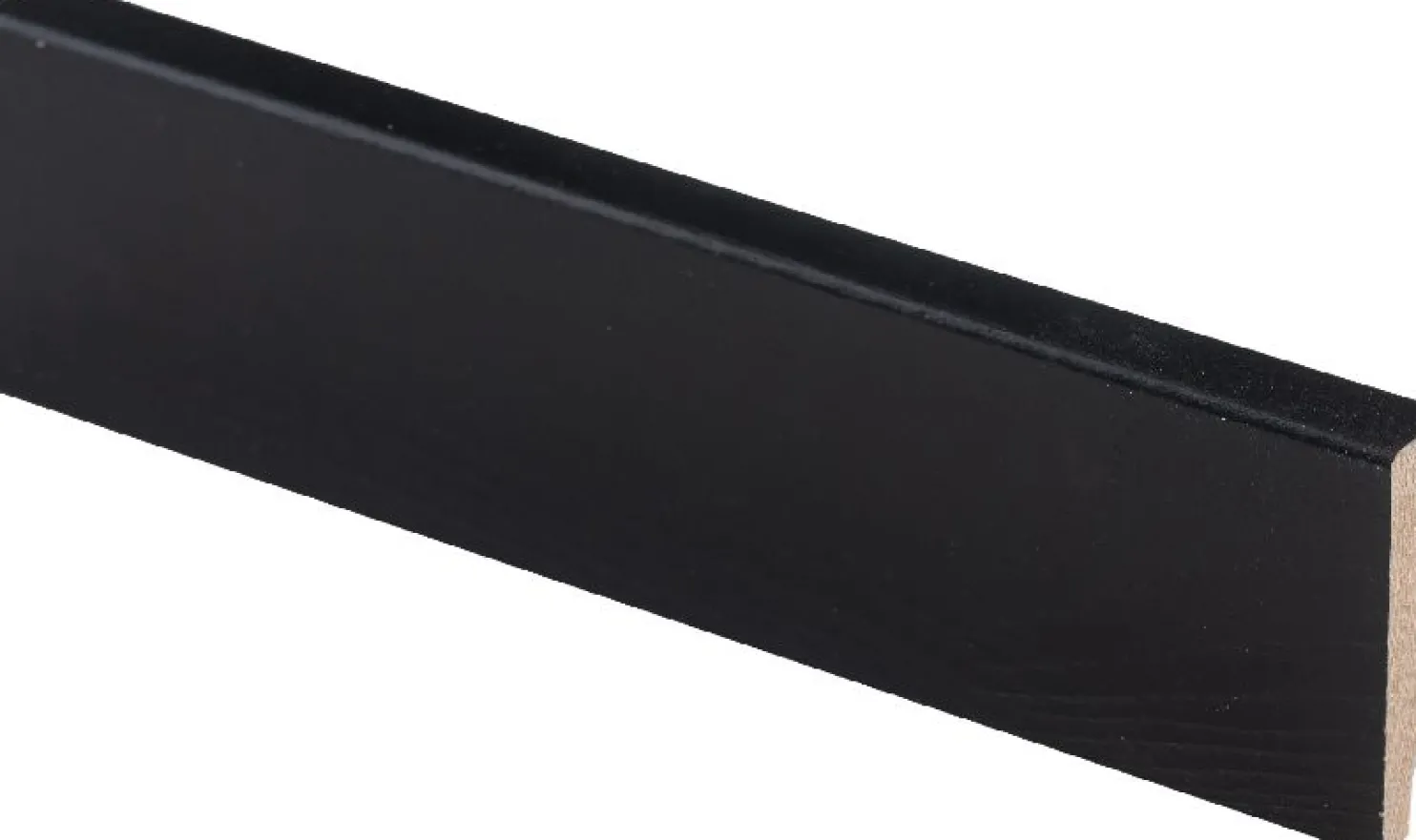 Jalkalista Maler Smart Aava 12x42x3300mm, mänty, VM/EM, musta