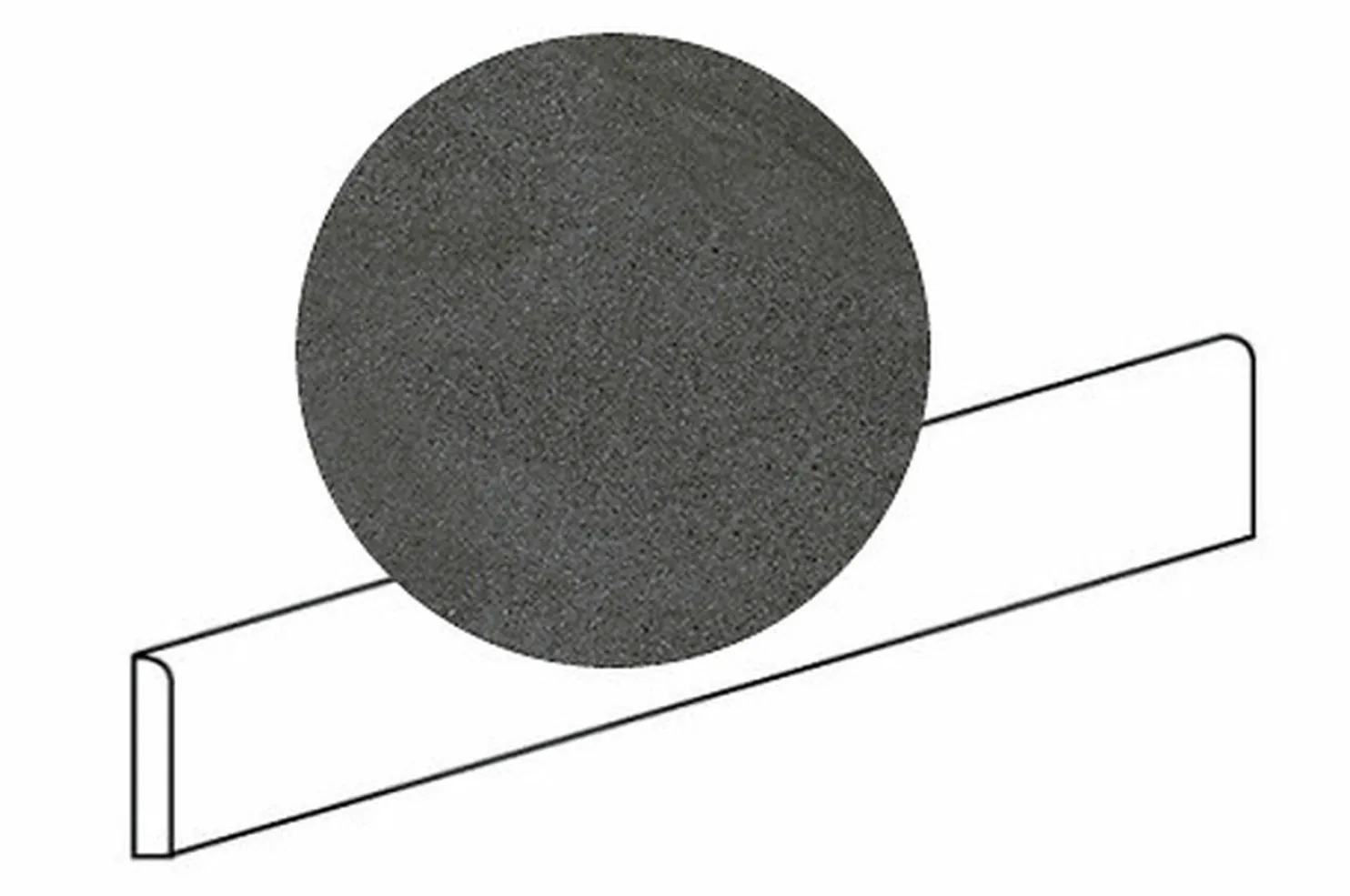 Jalkalista Pukkila Landstone, matta, tasapintainen, 7x60cm