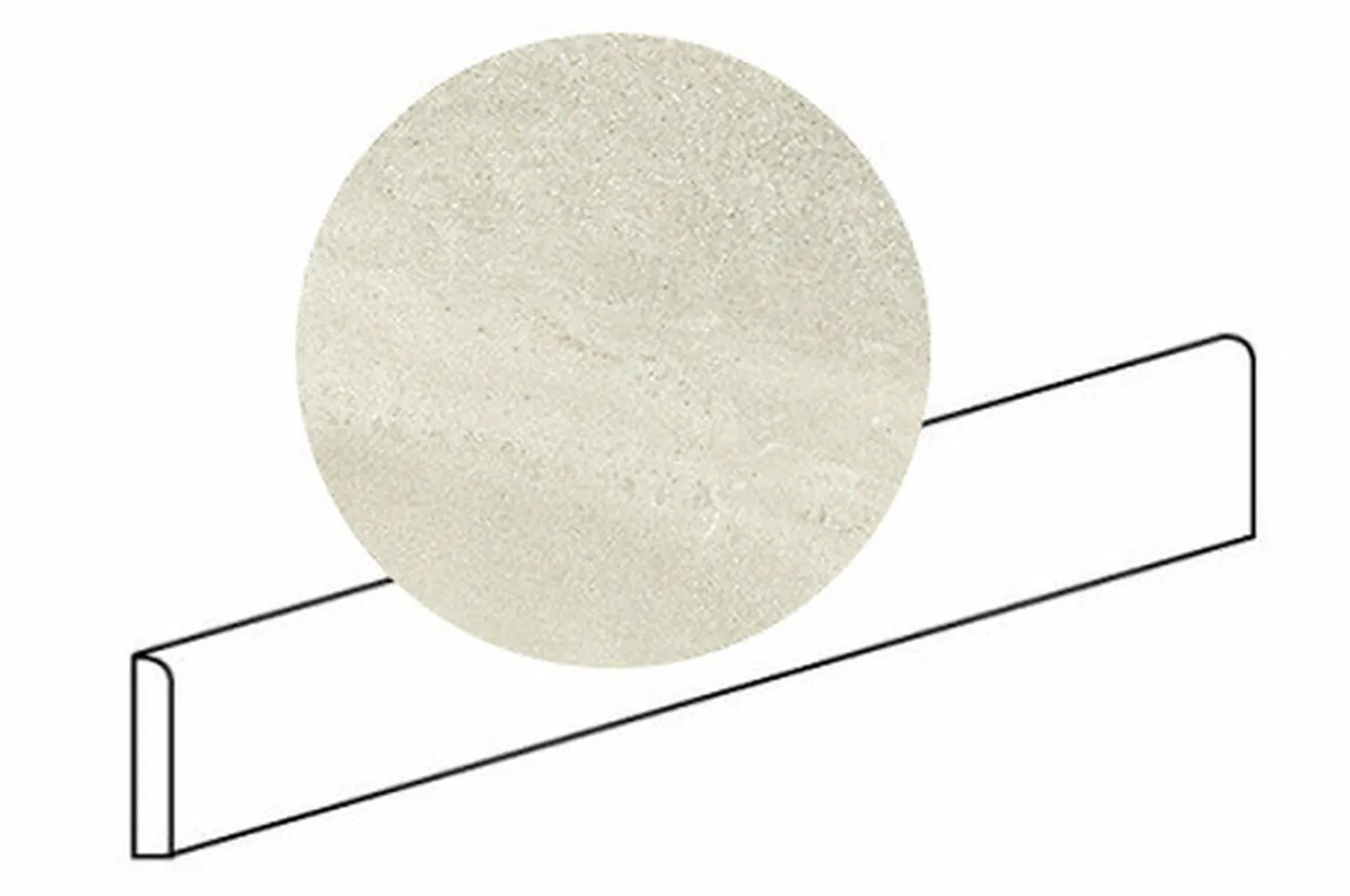 Jalkalista Pukkila Landstone, matta, tasapintainen, 7x60cm