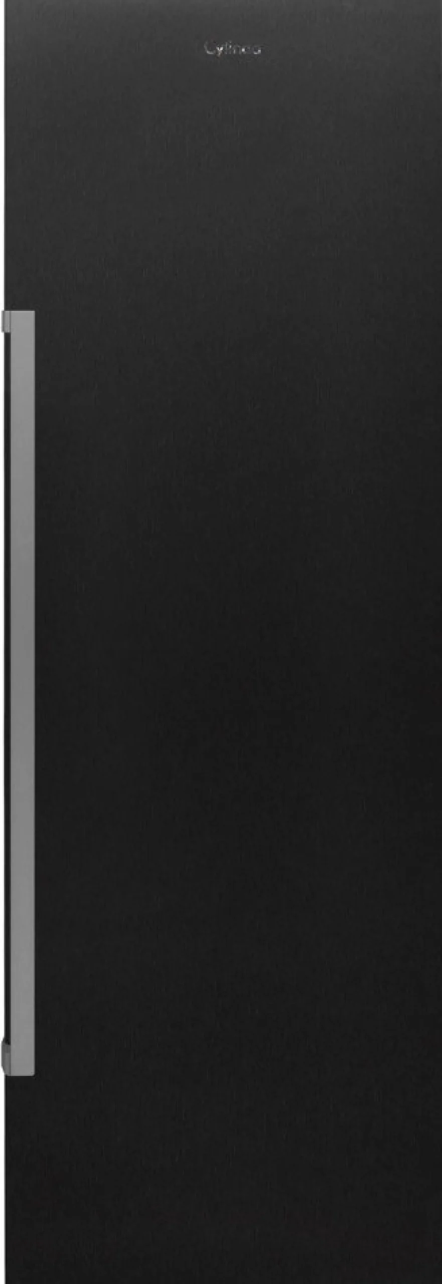 Jääkaappi Cylinda K4485NBIHE, 59.5cm, musta teräs, 390l