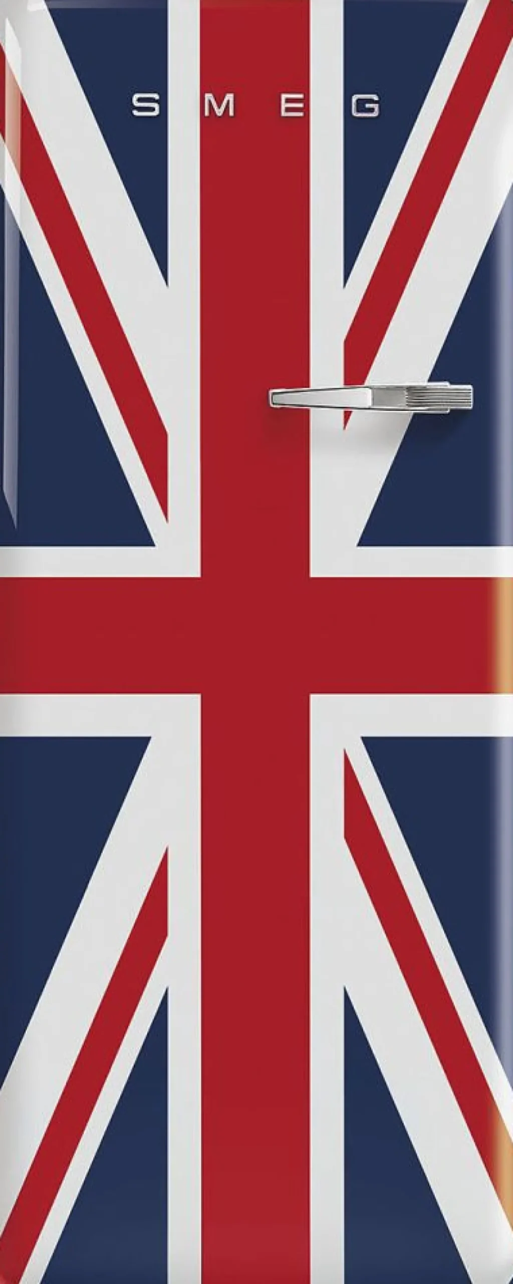 Jääkaappi pakastelokerolla Smeg Retro FAB28LDUJ5 Union Jack 60cm, 244/26 l, vasen