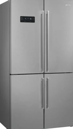 Jääkaappipakastin Smeg FQ60XDE French Door 84cm, 376/196 l, teräs