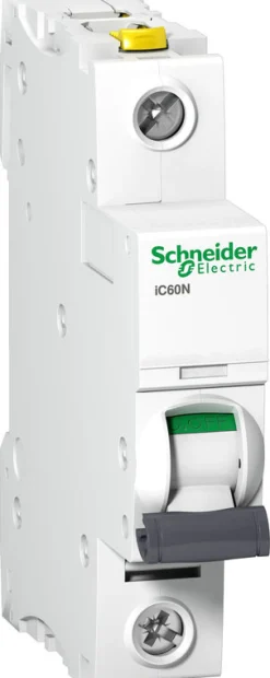 Johdonsuojakatkaisija Schneider Electric Acti9 iC60N 1-napainen C-käyrä 10A 6kA