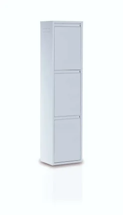 Jätteiden lajittelukaappi Linento Furniture Doplo 3, 33x136cm