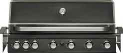 Kaasugrilli Mustang Black Jewel 6 built-in, 6 poltinta, upotettava, musta
