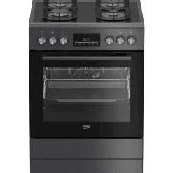 Kaasuliesi sähköuunilla Beko FBM62330GADSN, 60cm, musta