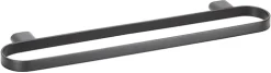 Kaksoispyyheteline Bemeta Organic Black, 500 mm, musta