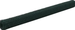 Kanaverkko teräs PVC pinnoitteella silmäkoko 25mm 25x1.5m vihreä