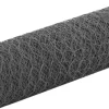 Kanaverkko teräs PVC pinnoitteella silmäkoko 13mm 25x0.5m harmaa
