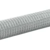 Kanaverkko 12x12mm galvanoitu teräs 10x1.5m hopea