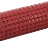 Kanaverkko 12x12mm galvanoitu teräs 25x0.5m punainen