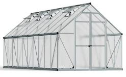 Kasvihuone Palram-Canopia Essence, 14.7m², 8x20ft, hopea