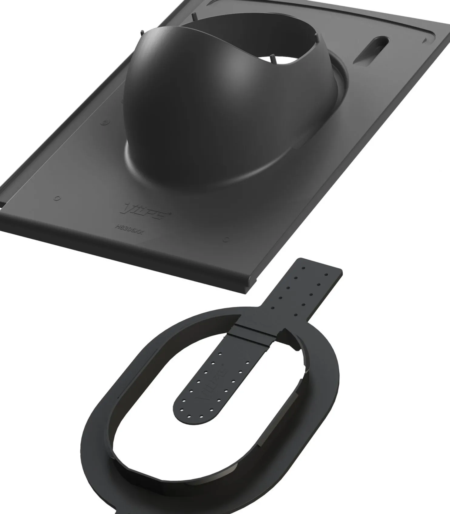 Kattoläpivienti Vilpe Evo Click, Ormax EVO -laattatiilikatteille, eri värejä