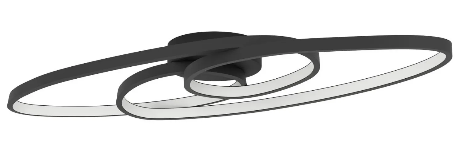 Kattovalaisin Eglo Gianella, LED, 38W, IP20, musta/valkoinen