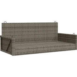 Keinupenkki polyrottinki 119x56x48 cm, eri värejä (33239)