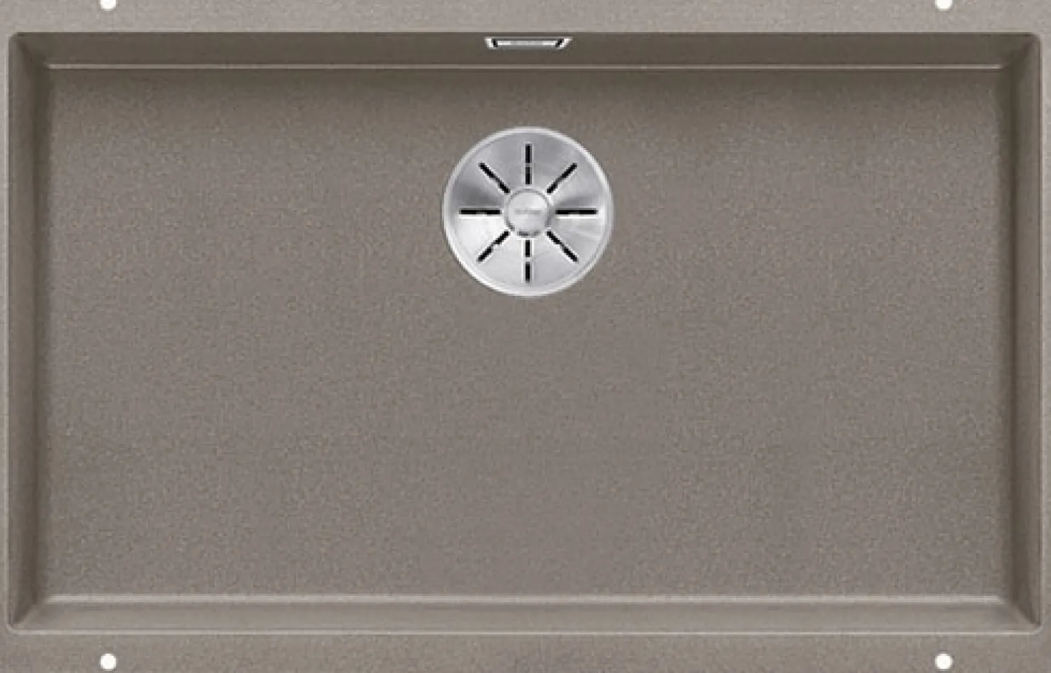 Keittiöallas Blanco Subline 700-U, 730x460mm, silgranit, altakiinnitettävä, eri värejä