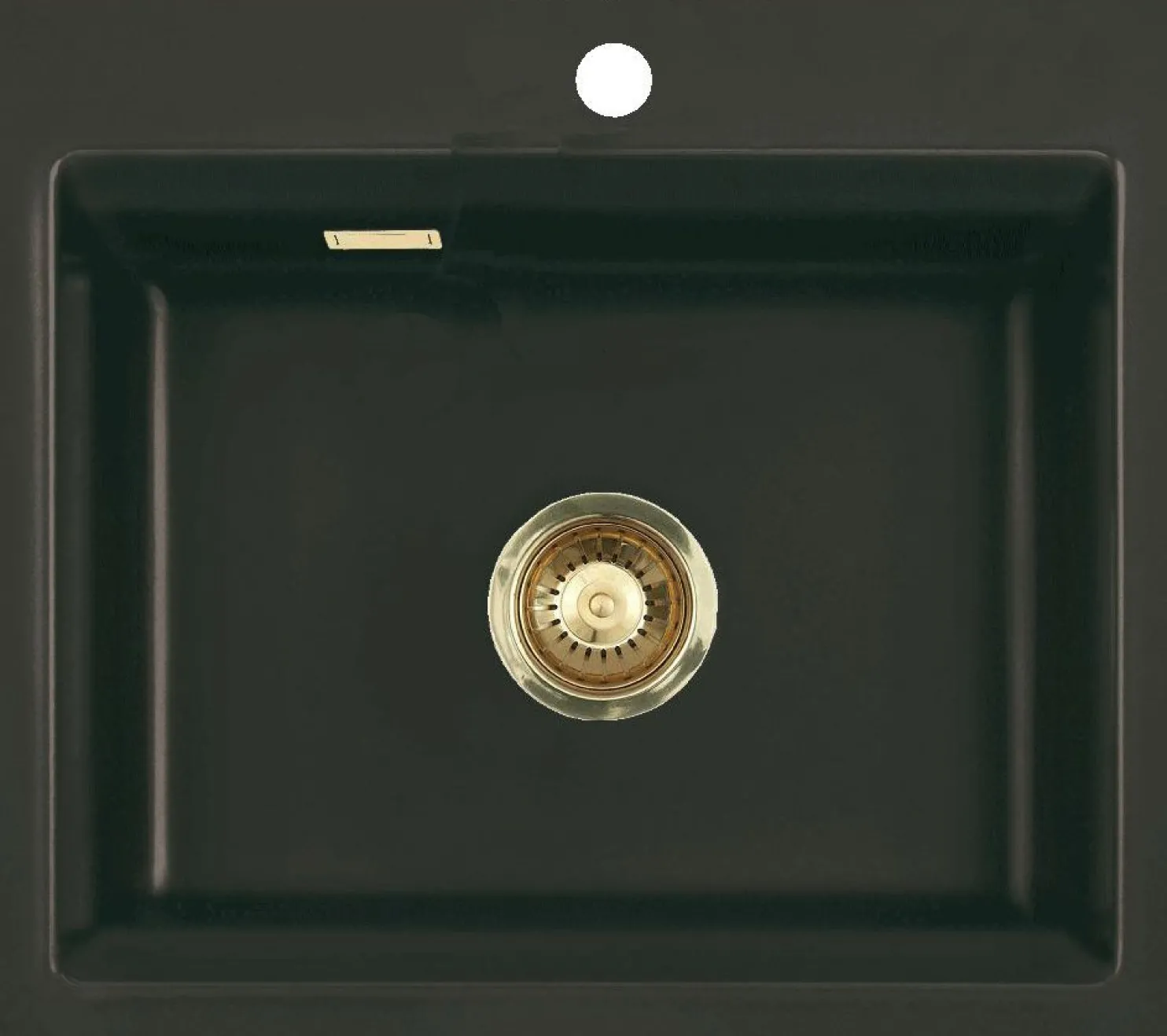 Keittiöallas Lavabo Kara 57, 575x510mm, keramiikka, mattamusta, eri pohjaventtiilin värejä
