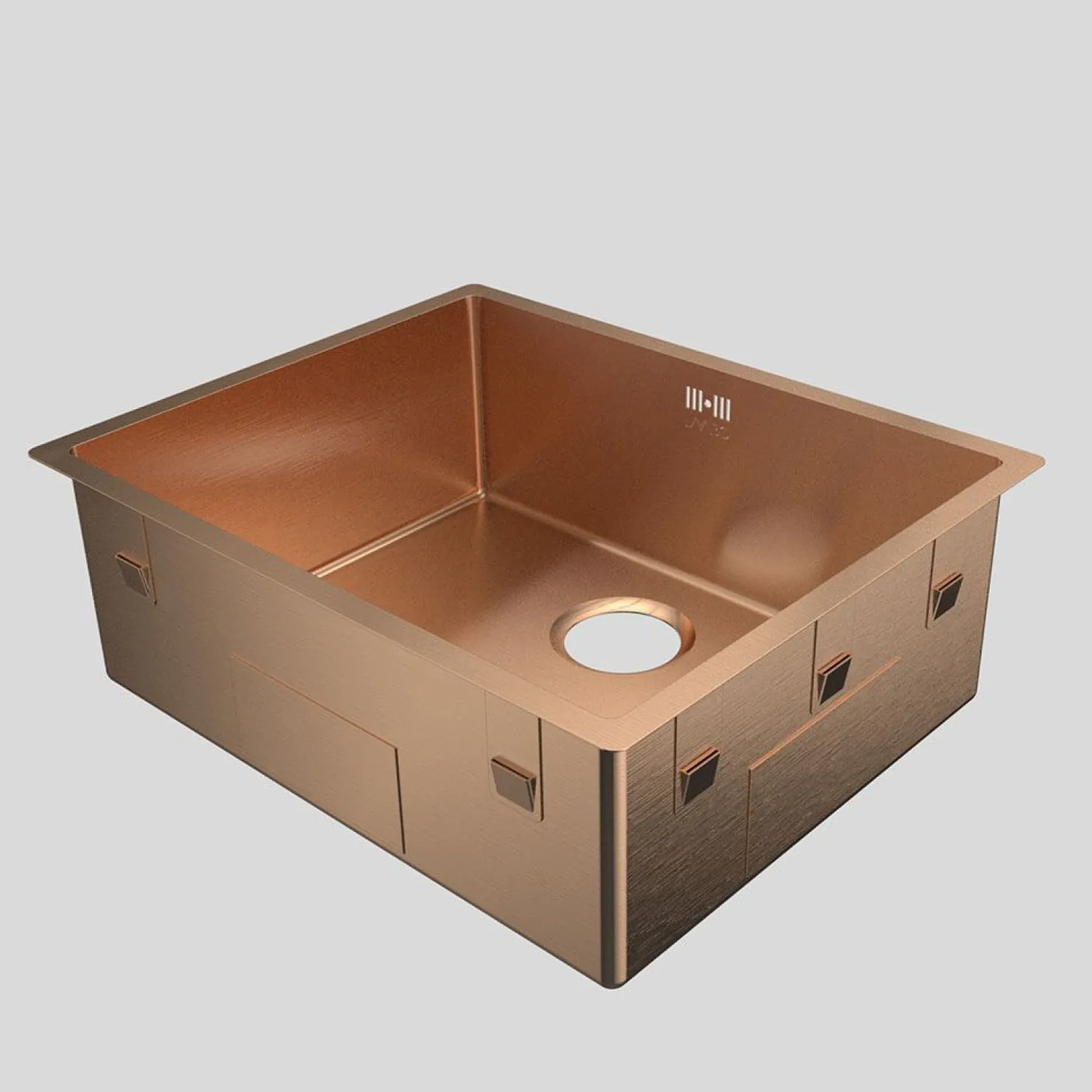 Keittiöallas Lavabo Kubus 500 Soft PVD, 540x440mm, ruostumaton teräs, eri värejä