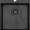 Keittiöallas Lavabo Kubus 440 Soft Shadow, 395x400mm, ruostumaton teräs PVD, musta kromi