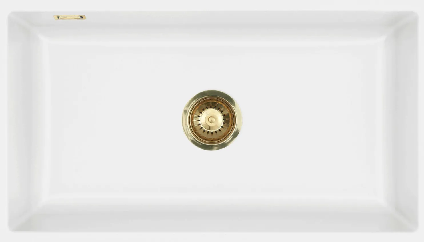 Keittiöallas Lavabo Mera 80 U, 776x441mm, keramiikka, mattavalkoinen, eri pohjaventtiilin värejä