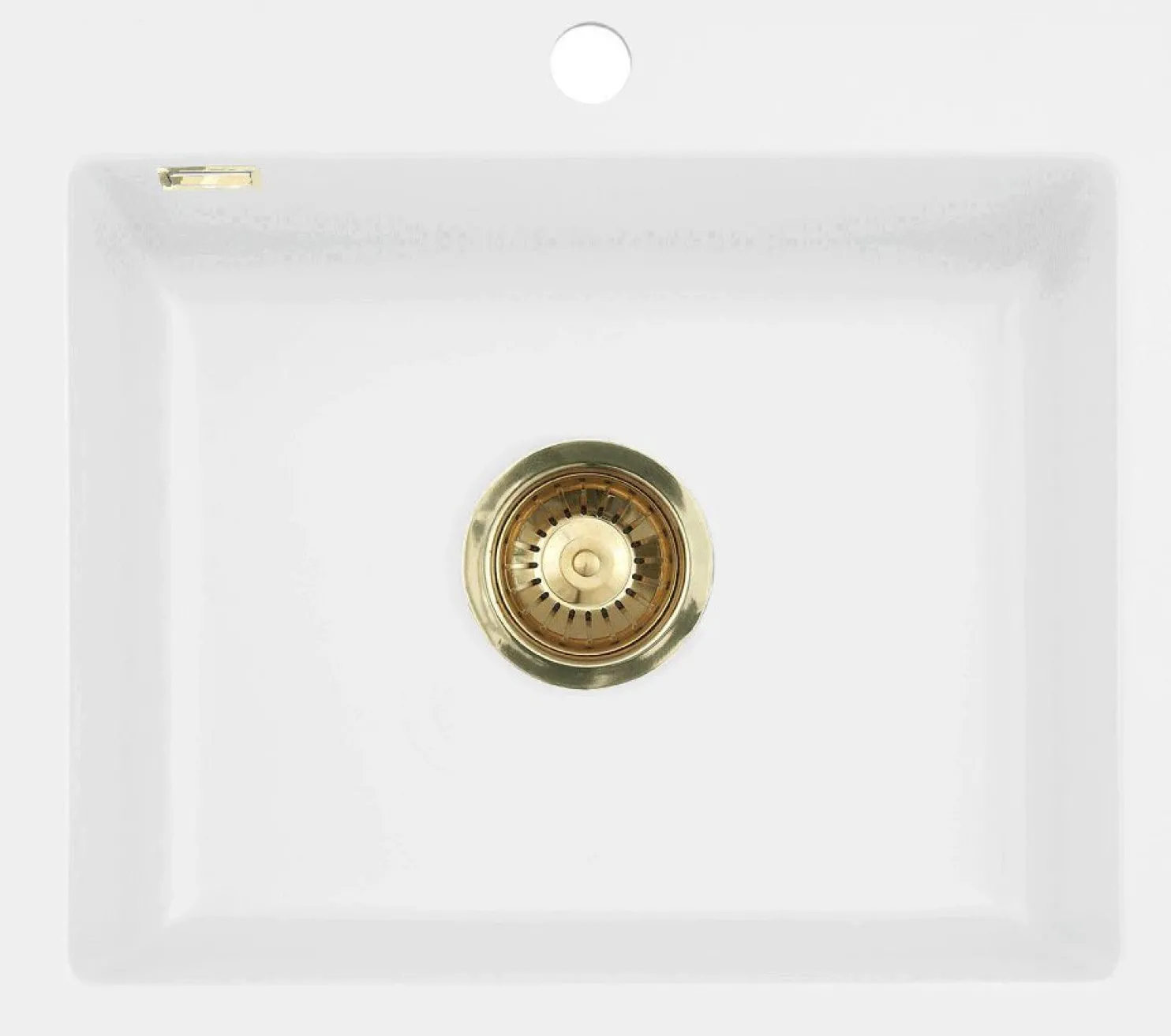 Keittiöallas Lavabo Mera 57, 575x510mm, keramiikka, mattavalkoinen, eri pohjaventtiilin värejä